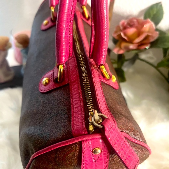 ⭐️ETRO Boston Authentic Paisely Design Handbag - Picture 6 of 9